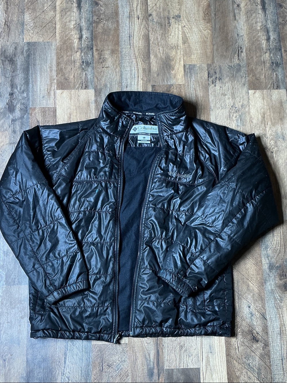 Columbia Men's Black Insulated Interior Jacket
